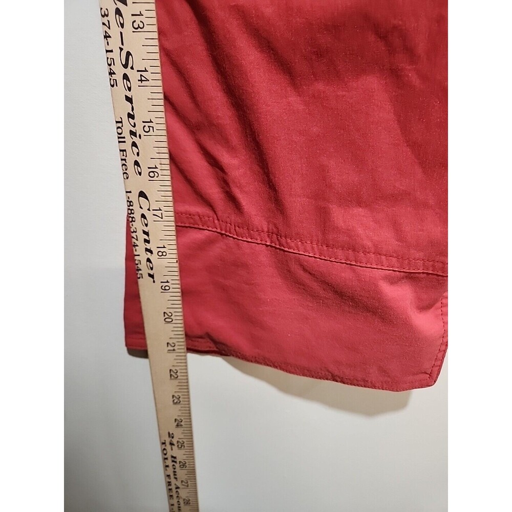 Prana Cropped Drawstring Pants in Brick Red - Picture 12 of 14